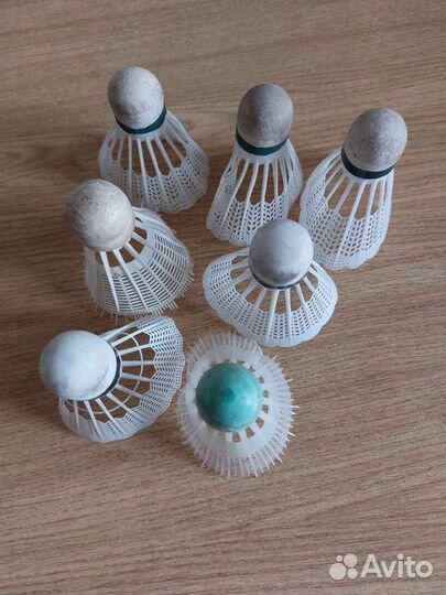 Диски для гантелей.Ракетка для бадминтона