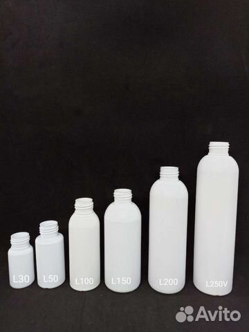 Флаконы пнд hdpe - L 30,50,100,150,200,250 мл