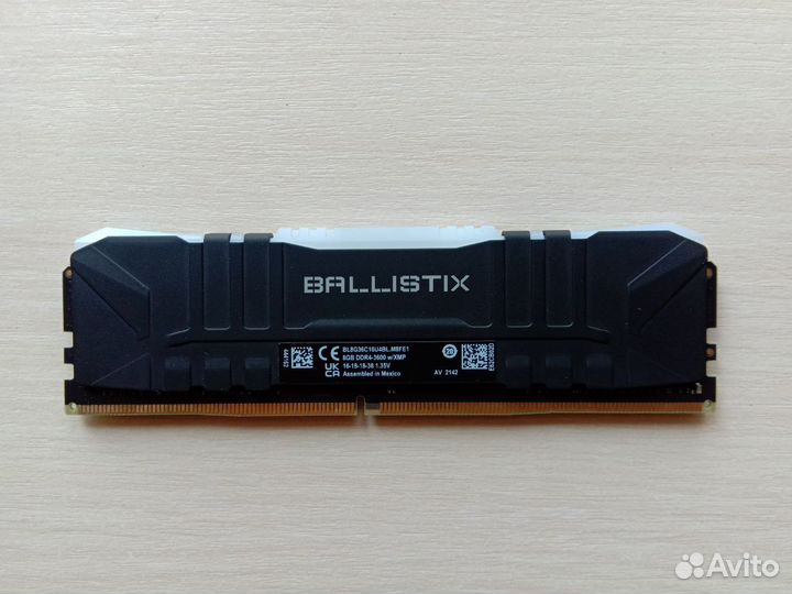 Оперативная память Ballistix DDR4 XMP-3600MHz