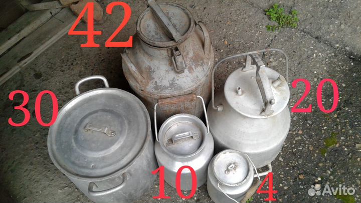 Бидоны, фляги, кастрюля