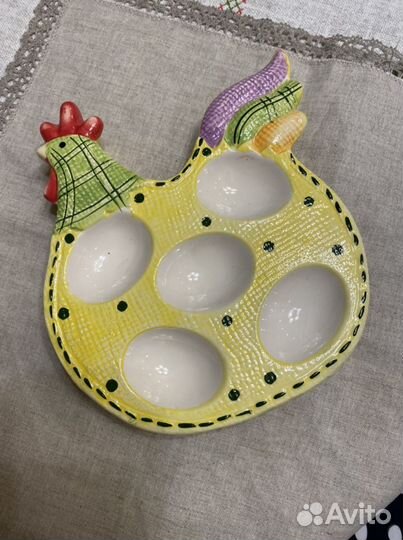 Пасхальная тарелка для яиц «Курочка»