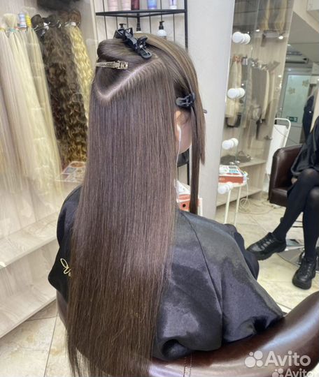 Наращивание волос под ключ