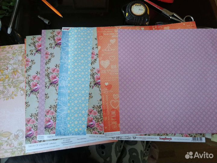 Бумага плотная для скрапбукинга