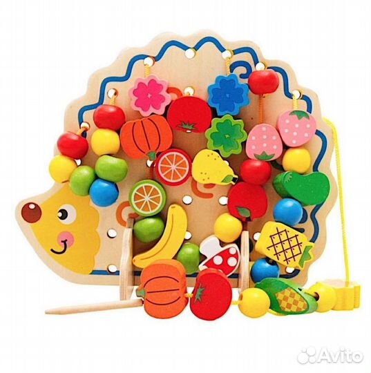 Новые развивающие игрушки Шнуровка