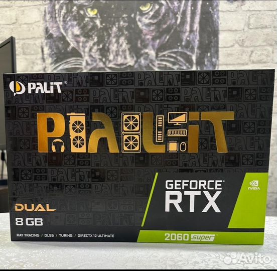 Видеокарта rtx 2060 super 8gb palit