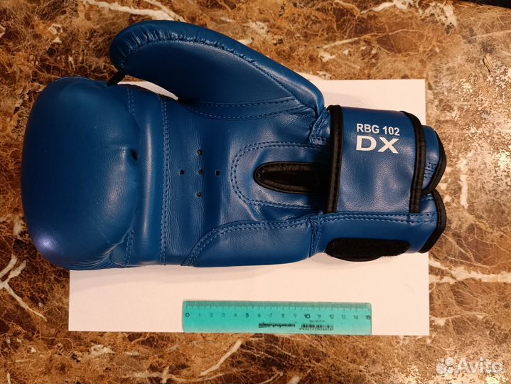 Боксерские перчатки Roomaif RBG-102 Dx Blue 8 oz