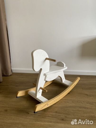 Лошадка качалка деревянная