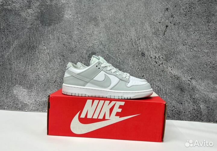 Кроссовки Nike SB Dunk Grey Люкс