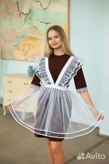 Школьный фартук, школьная форма. Прокат, продажа