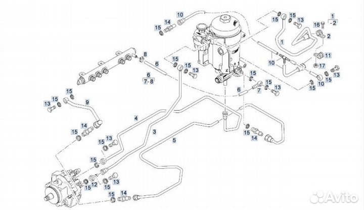 Топливная Трубка Man Tgl Tgm D0834 2012