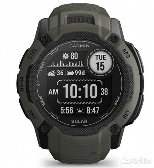 Garmin Instinct 2X Solar Moss Часы Новые