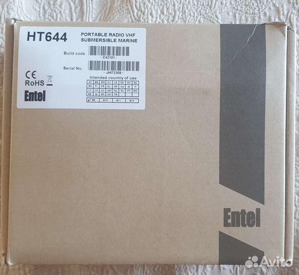Портативная укв радиостанция entel HT-644