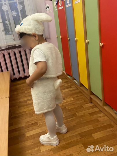 Новогодний костюм зайчик для мальчика
