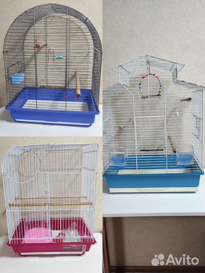 Клетки для мелких птиц б/у