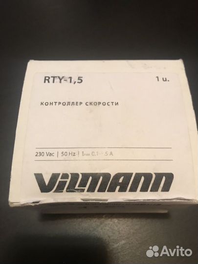 Регулятор скорости RTY-1,5