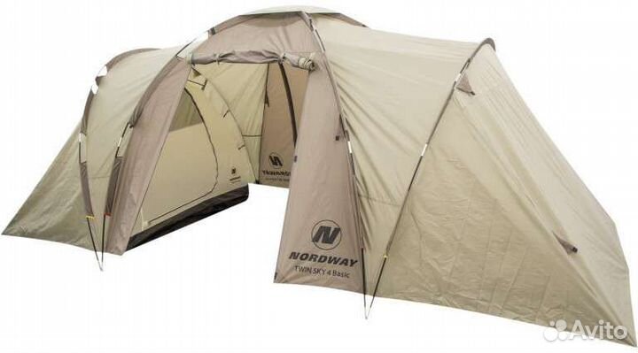 Палатка 4 местная nordway twin SKY 4