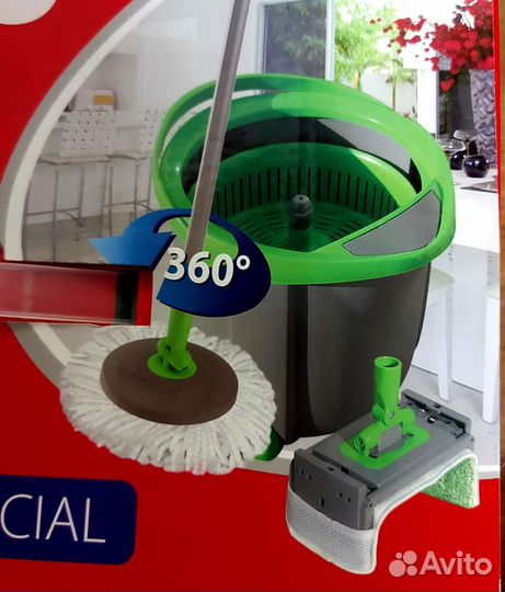 Ведро MOP + швабра 2в1 Польша