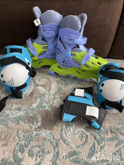 Детские ролики с защитой