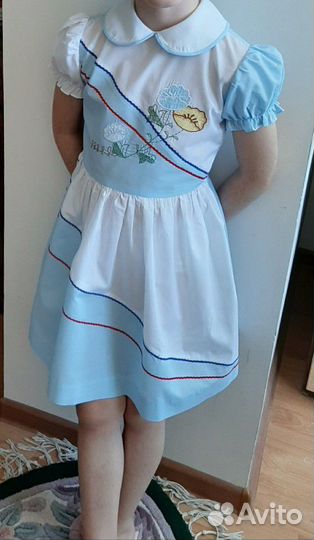 Платье детское,времен 80гг., пр-во кнр