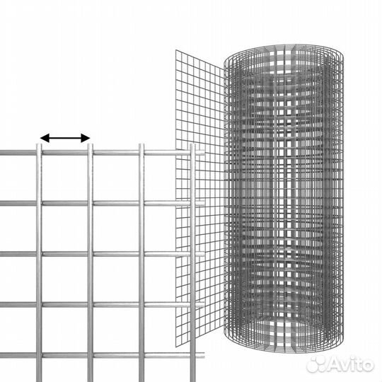 Сетка оцинкованная10х10х0,6(1х15)