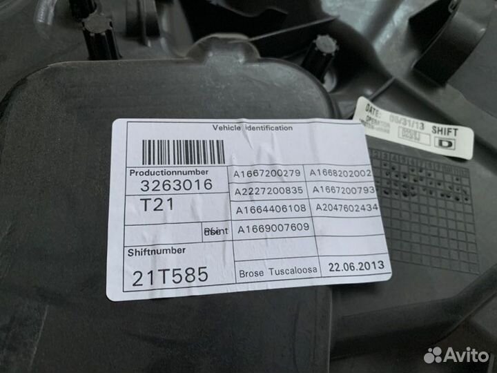 Стеклоподъемник передний правый Mercedes-Benz Ml