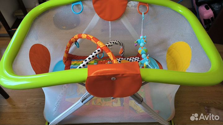 Игровой закрытый, складной манеж