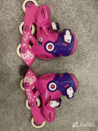 Ролики детские декатлон oxelo 26-28