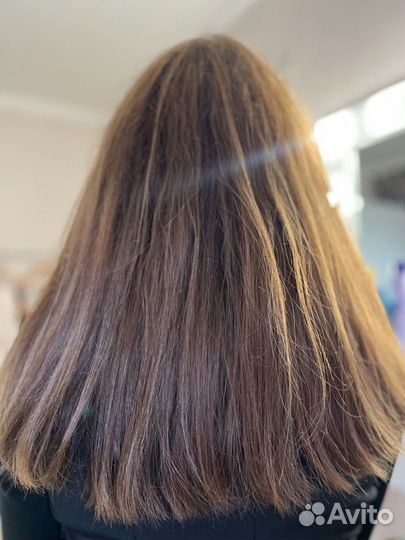 Кератиновое выпрямление волос