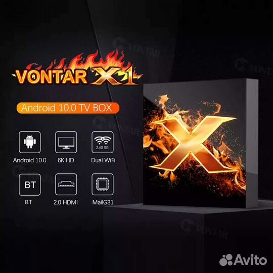 Smart приставка Vontar X3/X1/H96 max Фильмотека+TV