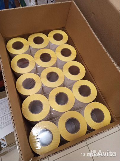 Термоэтикетки 58х40 * 700 шт топ коробка 60 шт