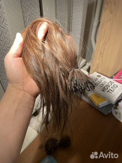 Детские неокрашенные волосы