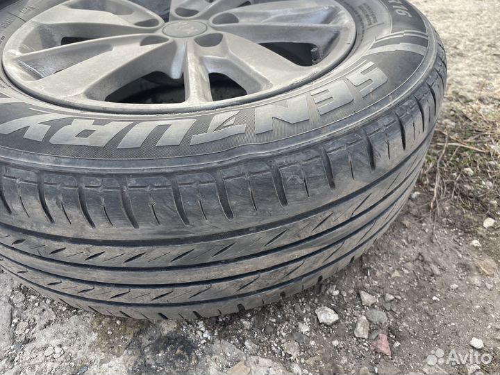 Колеса 4 шт от киа 215/60 r16 с датчиками