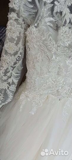 Свадебное платье, размер 46 48 новое