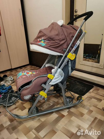 Санки коляска ника