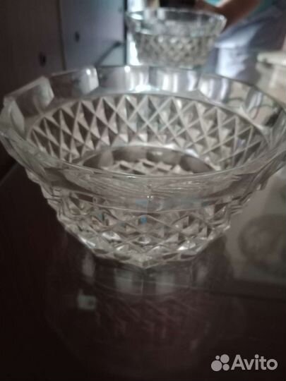 Ваза хрустальная