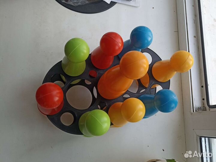 Кегли 9 шт. Детские