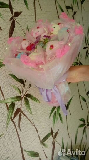 Букет из мягких игрушек