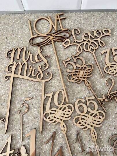 Топперы для торта