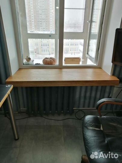 Накладка на подоконник из натурального дерева