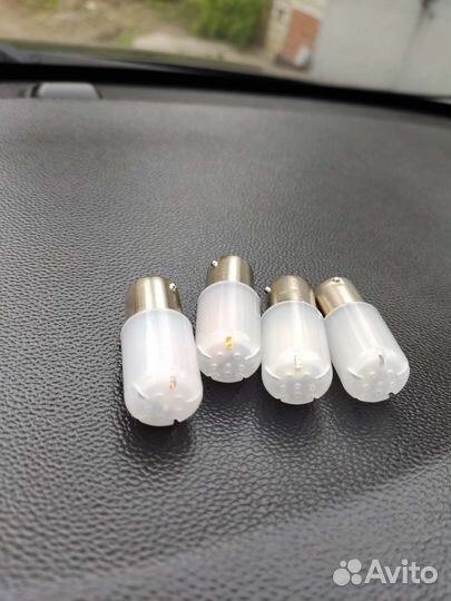 Led лампы P21W и P21YW белые и желтые