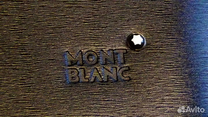 Мужской кожаный портфель новый Мontblanс