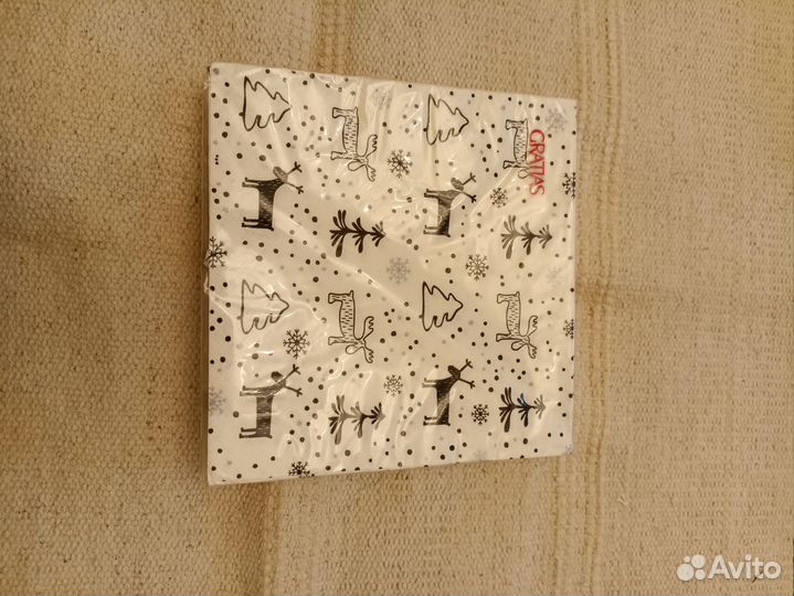 Салфетки бумажные Икеа и H&M