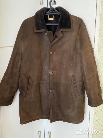 Дубленка кожаная новая р52-54