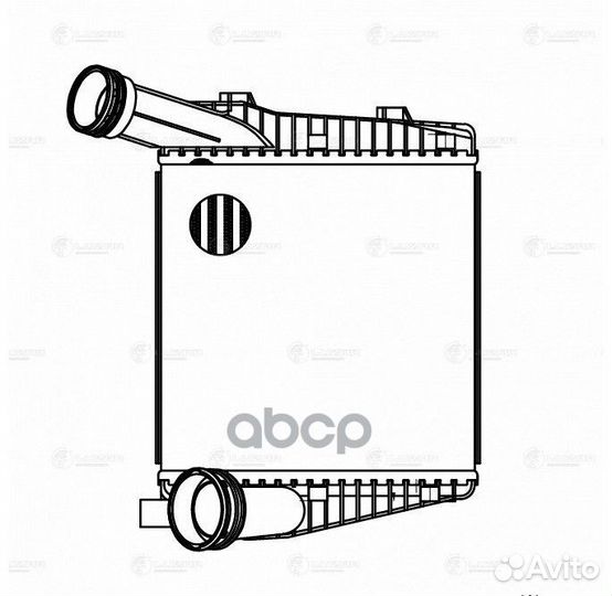 Онв (радиатор интеркулера) для а/м VW Touareg