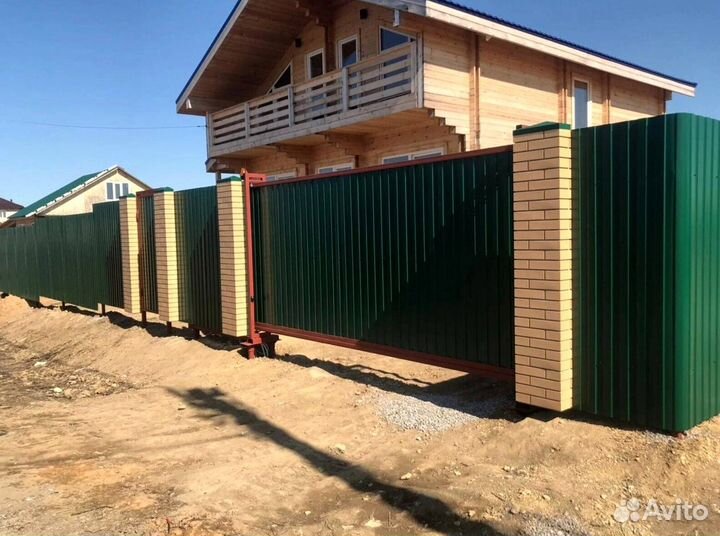 Забор под ключ-бесплатный замер