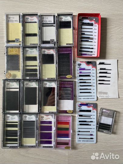 Для наращивания ресниц материалы