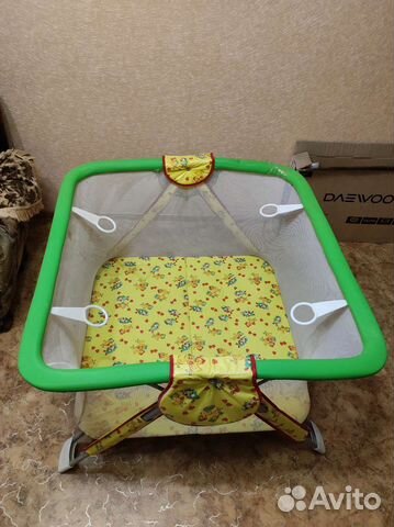 Большой детский манеж бу