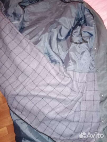 Плащ утеплённый офицерский