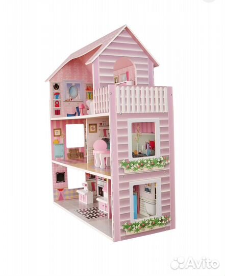 Кукольный домик с мебелью