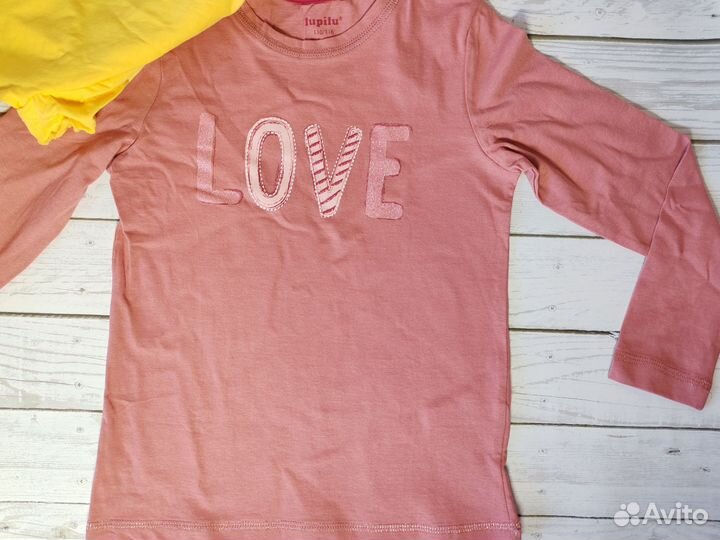Комплект футболка +лонгслив lupilu 110-116